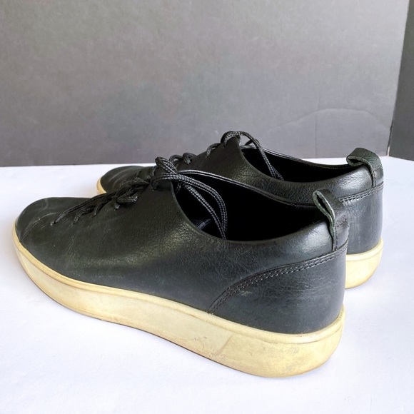 Ecco Black Leather Sneakers main image 7
